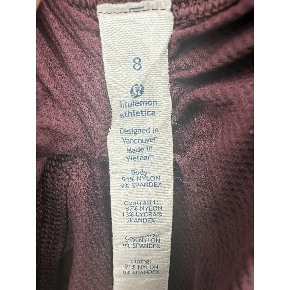 Lululemon Wrappers Delight Bordeaux Drama tank top size 8 - Picture 5 of 5